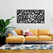 MDF Black Rectangle Decorative Wall Art, Size: 8x12 Inch(wxh)