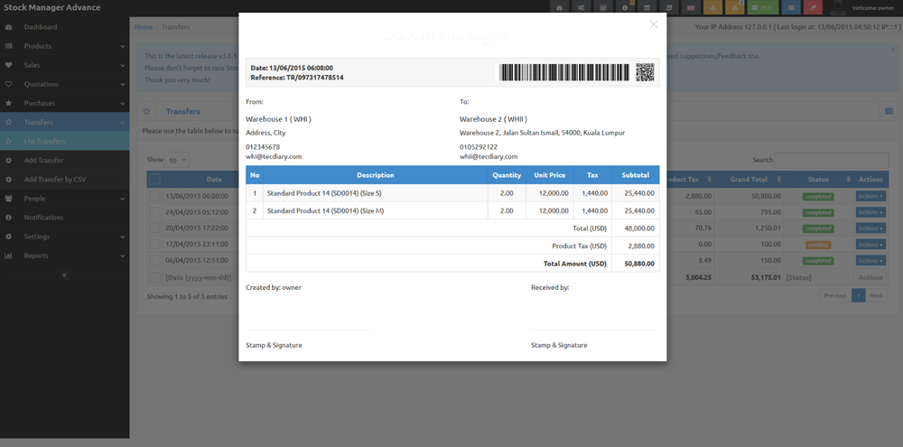 VertInvento Online Inventory Management System