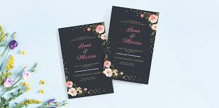 Wedding Engraved Invitation Card