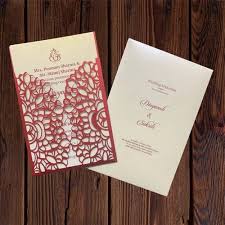 Indian Laser Cut Invitation