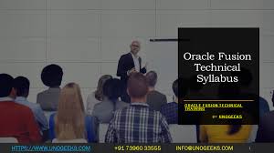 Oracle Syllabus