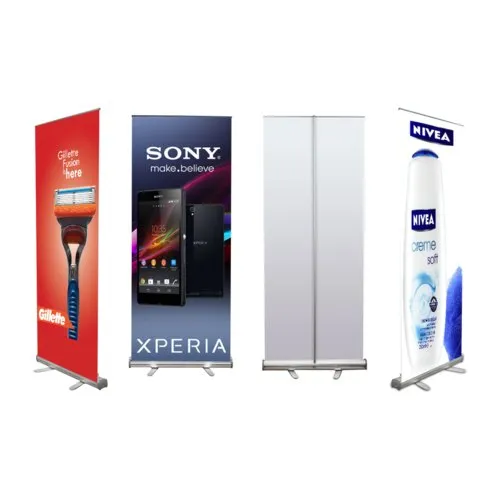 PVC Roll Up Banner Stand For Promotional, Size: 3x